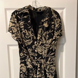Ladies shirt sleeve dress.